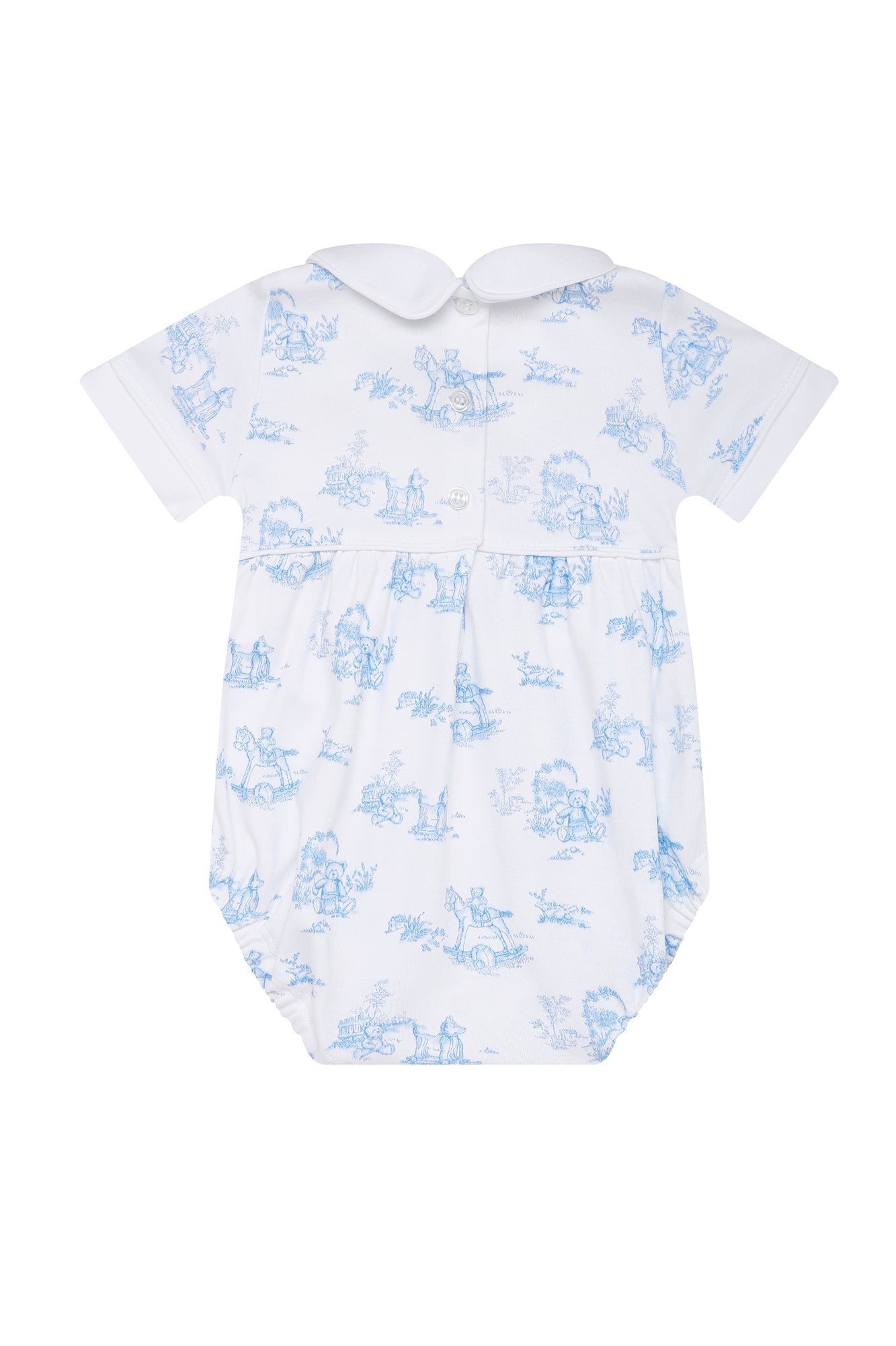 Image of Blue Toile Baby Bubble